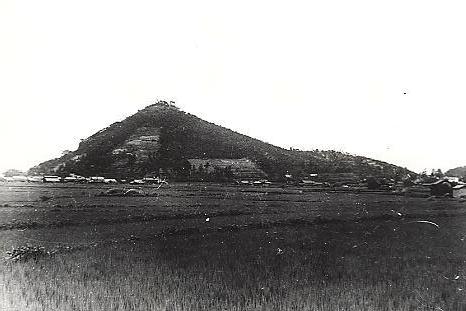 西山より笠山の展望　1945年