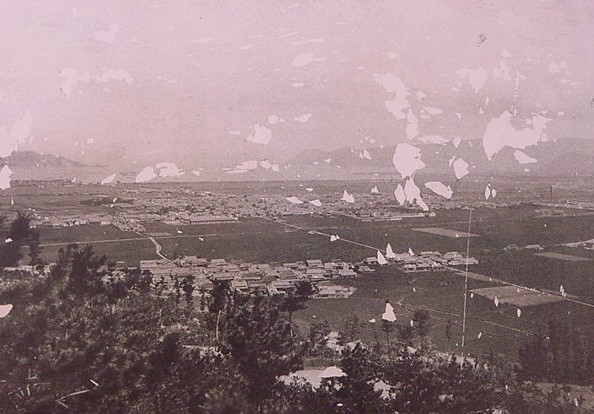 角山より見た市街地　1905年