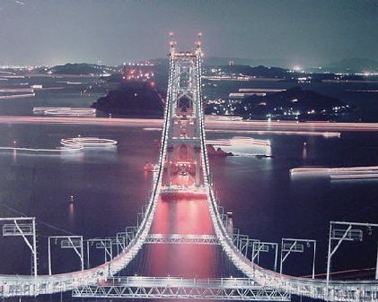 瀬戸大橋　夜景