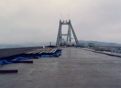 瀬戸大橋　櫃石島　舗装工事