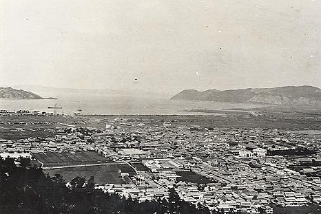 角山より市街展望　1927年