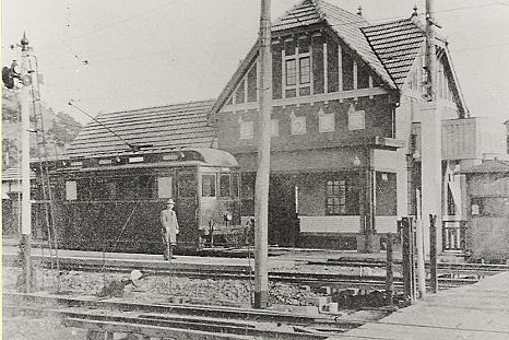 参宮電鉄開通当時　1928年