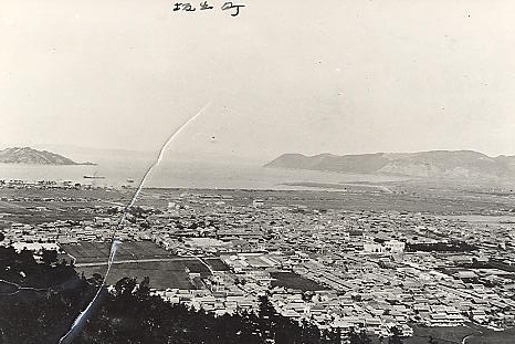 角山より市街展望　1930年頃