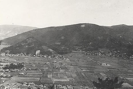 角山より東方の笠山の展望　1930年