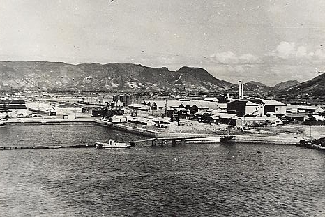 中央埠頭付近　1950年
