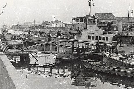 船溜り風景　1952年