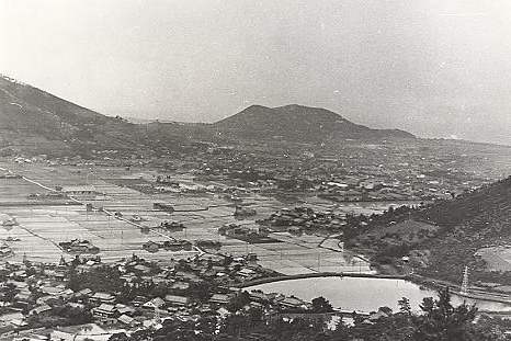 福江大師池から西の展望　1954年