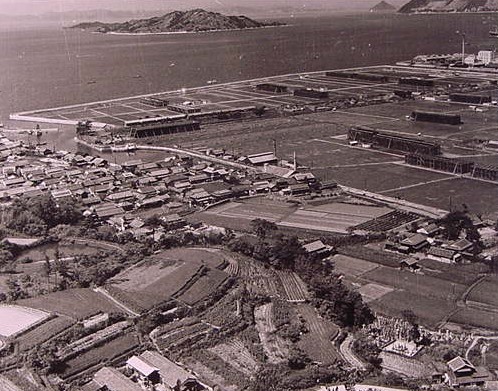 聖通寺山の眺望（西大浜を望む）　1962年