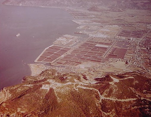塩田風景（流下式，東，西大浜，林田，大屋富）　1963年