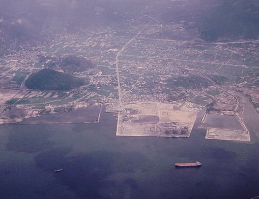 市街地展望（林田新港）　1982年