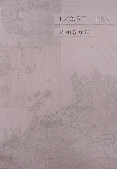 地形図1月25日，000　昭和59年