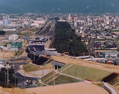 西大浜（聖通寺山東山ろくから眺望）　1987年