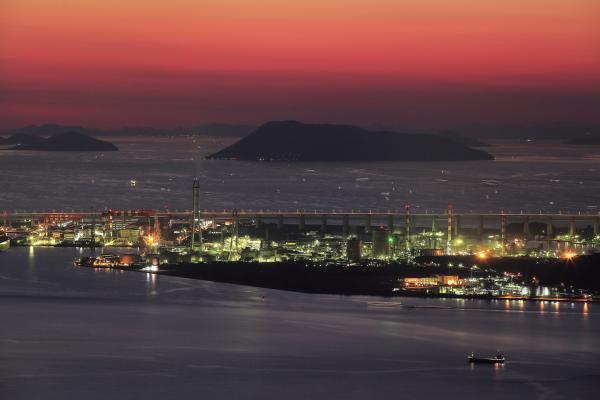 五色台からの番の洲夜景