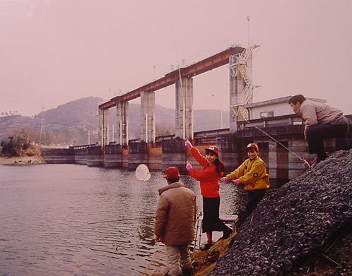 府中湖（ヘラブナ釣り）　1987年