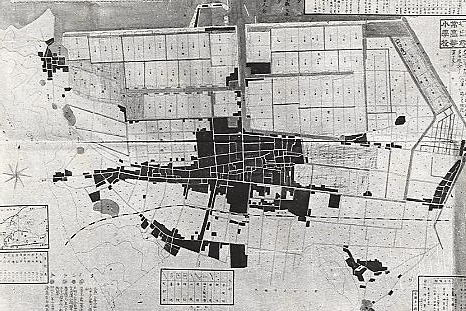 大正年代の坂出地図　1914年