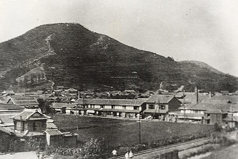 鎌田共済会郷土博物館から富士見町を見る　1922年