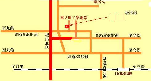 指定引取場所の地図