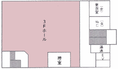 ふれあい会館2階の案内図