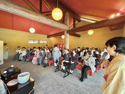 展望茶会の様子
