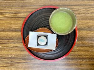 お抹茶と茶菓子