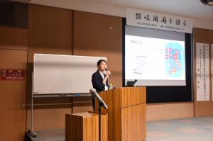 写真（香川県埋蔵文化財センター池見さん）