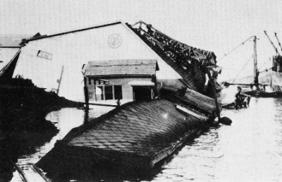 南海地震の様子