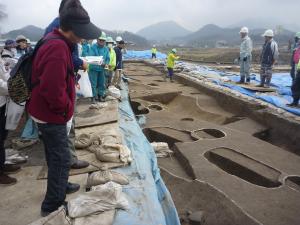 讃岐国府発掘現場