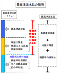 津波水位図の説明