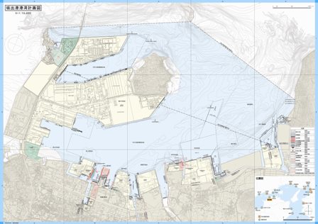 港湾計画平面図