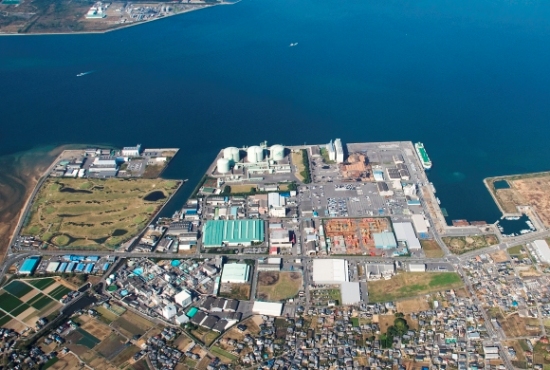 林田地区・阿河浜地区航空写真