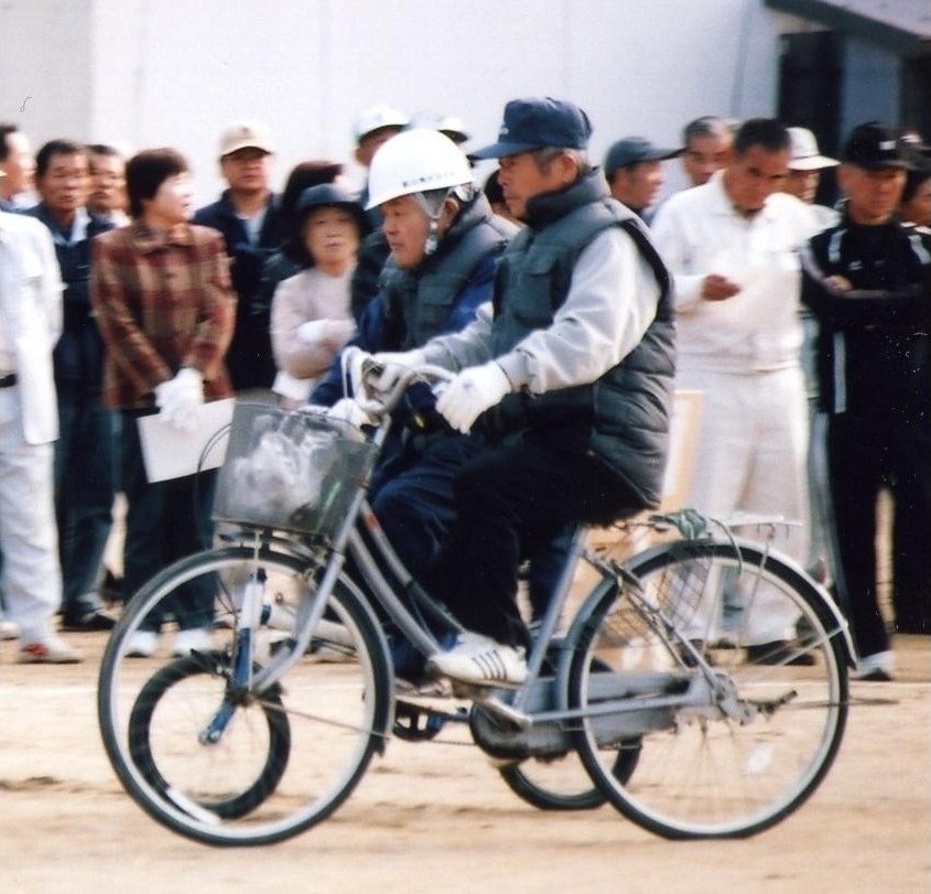 自転車による被害情報収集・伝達訓練