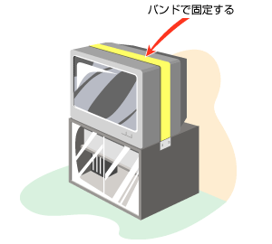 テレビの固定